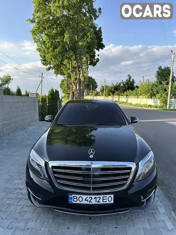 Седан Mercedes-Benz S-Class 2015 2.99 л. Автомат обл. Тернопільська, Тернопіль - Фото 1/21