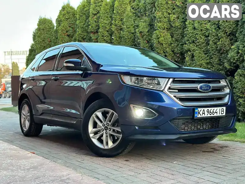 Позашляховик / Кросовер Ford Edge 2016 2 л. Автомат обл. Київська, Вишневе - Фото 1/21