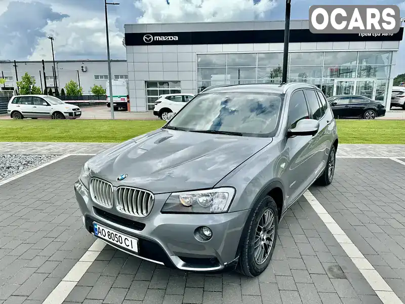 Позашляховик / Кросовер BMW X3 2013 2 л. Автомат обл. Закарпатська, Мукачево - Фото 1/21