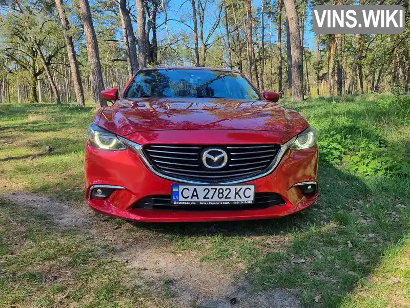 Седан Mazda 6 2015 2.49 л. Автомат обл. Черкаська, Черкаси - Фото 1/9