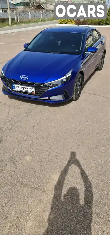 Седан Hyundai Elantra 2021 1.59 л. Автомат обл. Донецкая, Краматорск - Фото 1/21