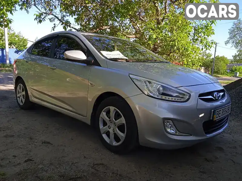 Седан Hyundai Accent 2013 1.4 л. Ручна / Механіка обл. Миколаївська, Южноукраїнськ - Фото 1/11