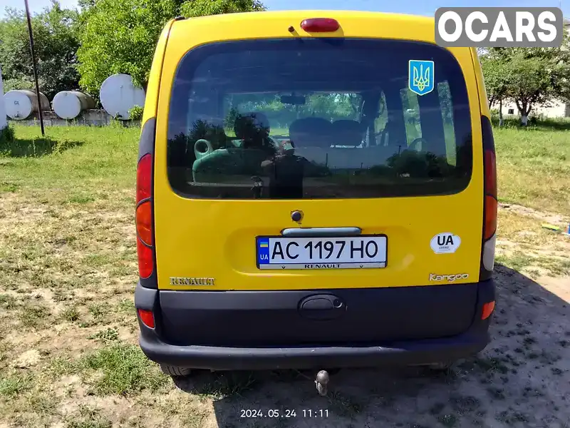 Мінівен Renault Kangoo 2001 1.9 л. Ручна / Механіка обл. Волинська, Горохів - Фото 1/11