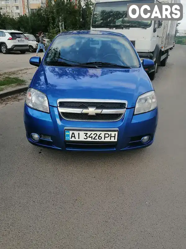 Седан Chevrolet Aveo 2008 1.5 л. Ручна / Механіка обл. Київська, Вишневе - Фото 1/4