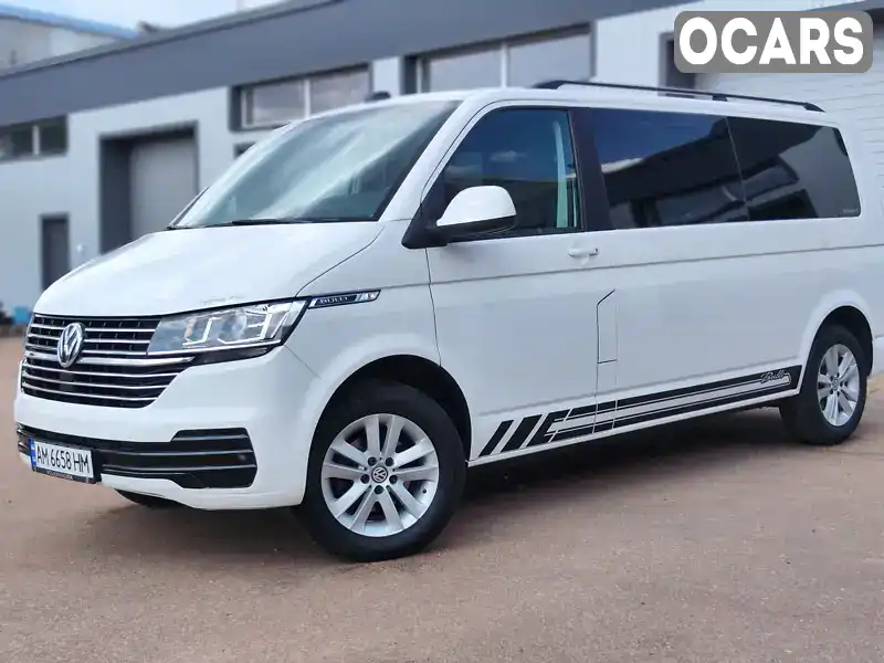 Минивэн Volkswagen Transporter 2020 2 л. Автомат обл. Житомирская, Бердичев - Фото 1/21