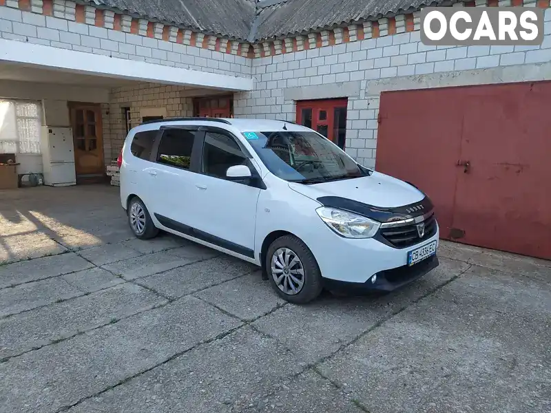 Мінівен Dacia Lodgy 2013 1.46 л. Ручна / Механіка обл. Київська, Бориспіль - Фото 1/3