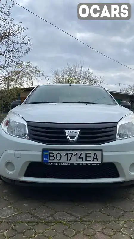 Хетчбек Dacia Sandero 2009 1.39 л. Ручна / Механіка обл. Тернопільська, Тернопіль - Фото 1/8