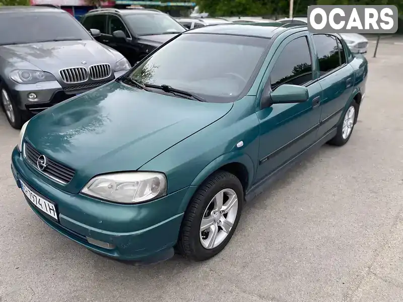 Седан Opel Astra 2002 1.4 л. Ручна / Механіка обл. Запорізька, Запоріжжя - Фото 1/16