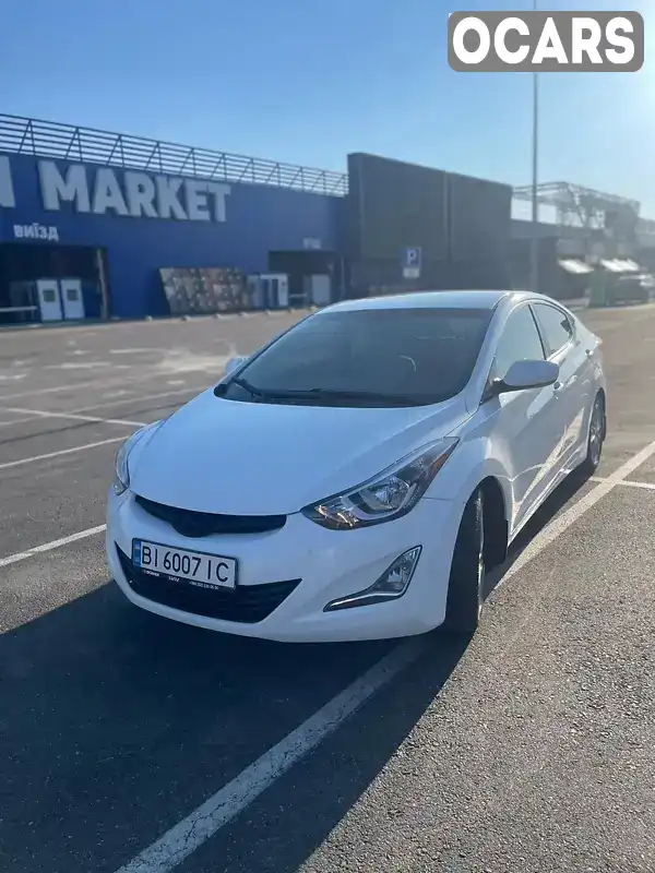 Седан Hyundai Elantra 2014 1.8 л. Автомат обл. Полтавська, Полтава - Фото 1/21