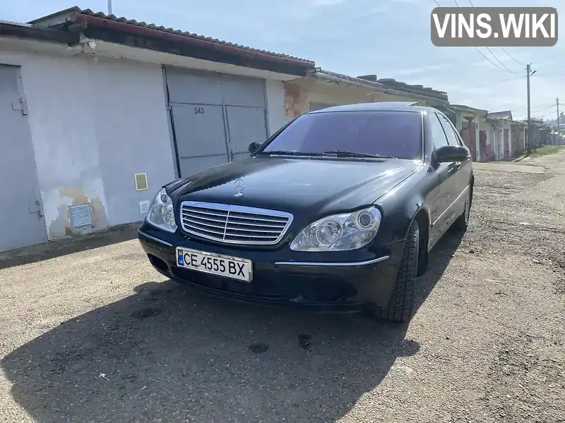 Седан Mercedes-Benz S-Class 2000 4.27 л. Типтронік обл. Чернівецька, Чернівці - Фото 1/17