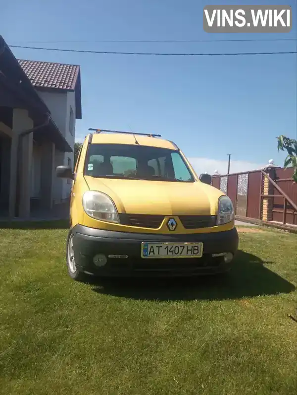 Мінівен Renault Kangoo 2007 1.46 л. Ручна / Механіка обл. Івано-Франківська, Снятин - Фото 1/19