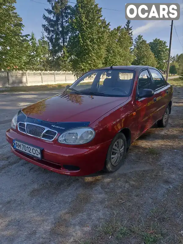 Седан Daewoo Lanos 2008 1.5 л. Ручная / Механика обл. Житомирская, Звягель - Фото 1/7