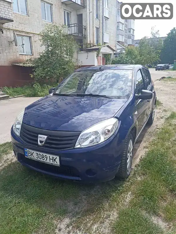 Хетчбек Dacia Sandero 2009 null_content л. Ручна / Механіка обл. Рівненська, Сарни - Фото 1/12