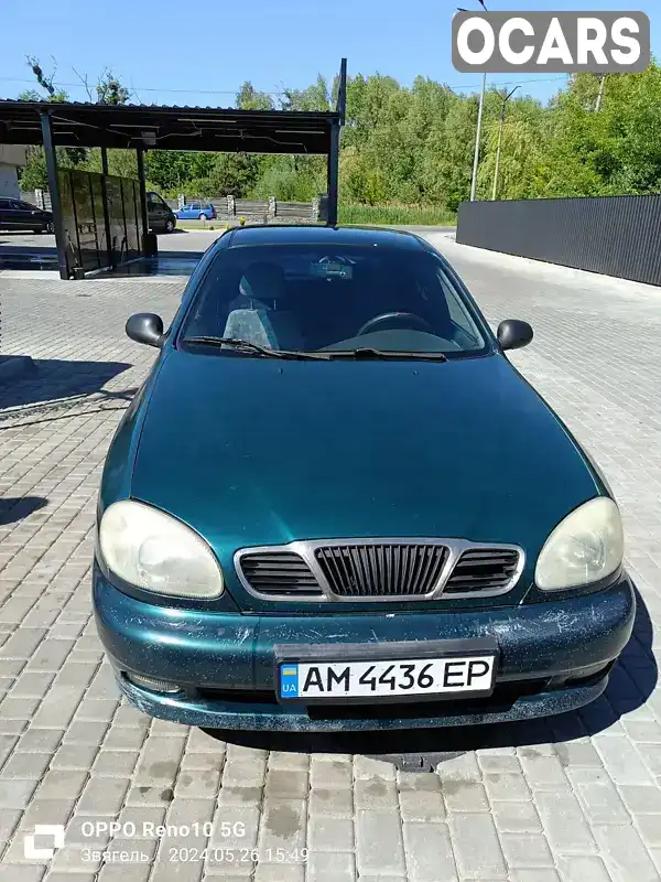 Хэтчбек Daewoo Lanos 2000 1.6 л. Ручная / Механика обл. Житомирская, Звягель - Фото 1/21