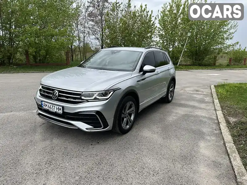 Позашляховик / Кросовер Volkswagen Tiguan 2020 1.97 л. Робот обл. Житомирська, Бердичів - Фото 1/21