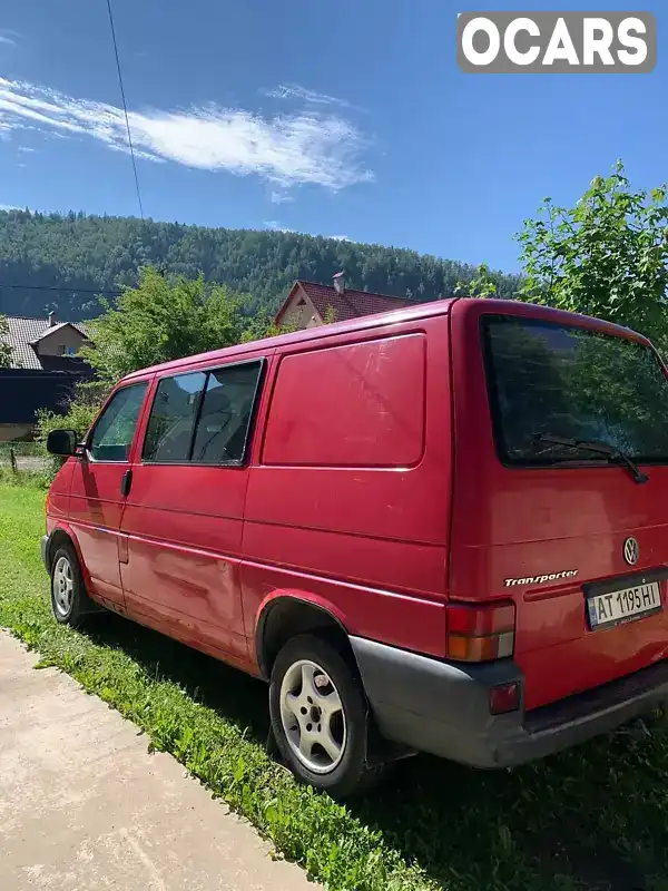 Мінівен Volkswagen Transporter 2001 2.5 л. Ручна / Механіка обл. Івано-Франківська, Яремче - Фото 1/19