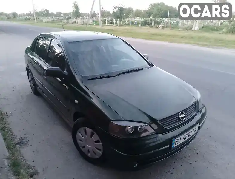 Хэтчбек Opel Astra 2003 1.39 л. Ручная / Механика обл. Полтавская, Миргород - Фото 1/13