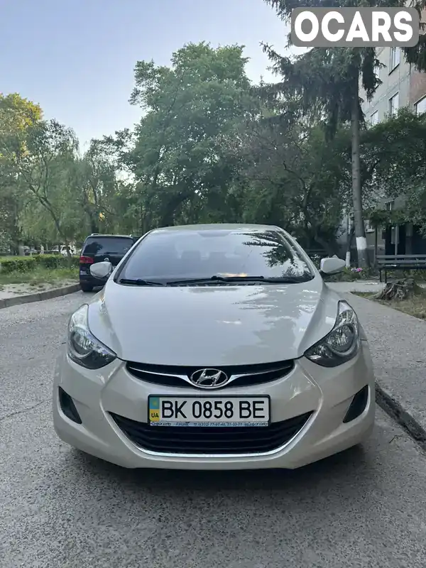 Седан Hyundai Elantra 2012 1.59 л. Автомат обл. Рівненська, Вараш (Кузнецовськ) - Фото 1/9