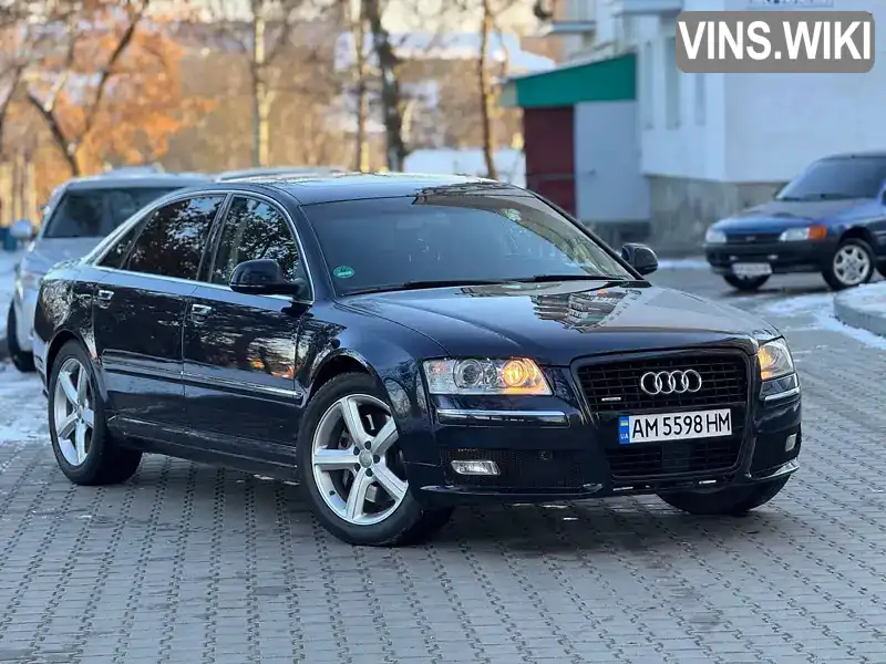 Седан Audi A8 2009 2.97 л. Автомат обл. Житомирська, Звягель - Фото 1/21