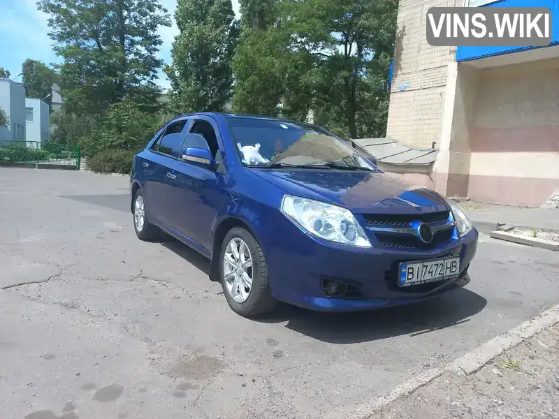 Седан Geely MK 2009 1.59 л. Ручна / Механіка обл. Полтавська, Кременчук - Фото 1/10