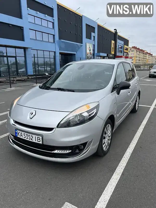 Мінівен Renault Grand Scenic 2012 1.46 л. Ручна / Механіка обл. Київська, Софіївська Борщагівка - Фото 1/13