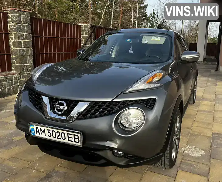 Позашляховик / Кросовер Nissan Juke 2017 1.62 л. Варіатор обл. Житомирська, Житомир - Фото 1/18