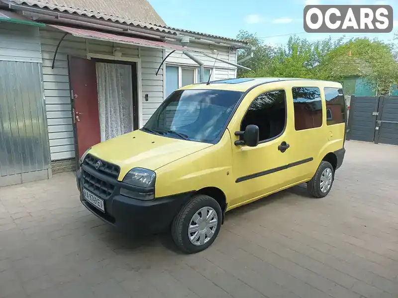 Мінівен Fiat Doblo 2000 1.91 л. Ручна / Механіка обл. Чернігівська, Прилуки - Фото 1/8