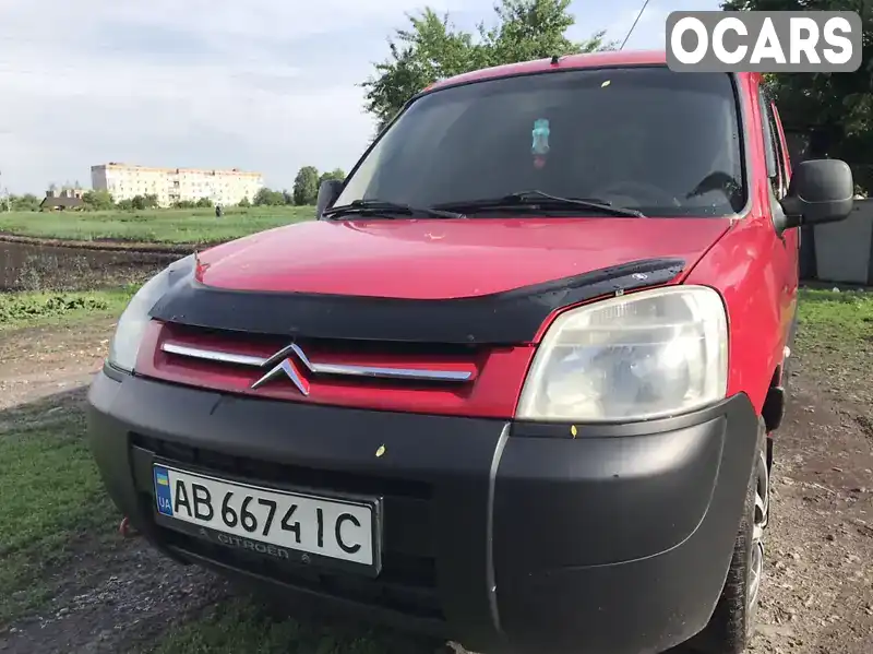 Мінівен Citroen Berlingo 2006 1.6 л. Ручна / Механіка обл. Вінницька, Калинівка - Фото 1/10