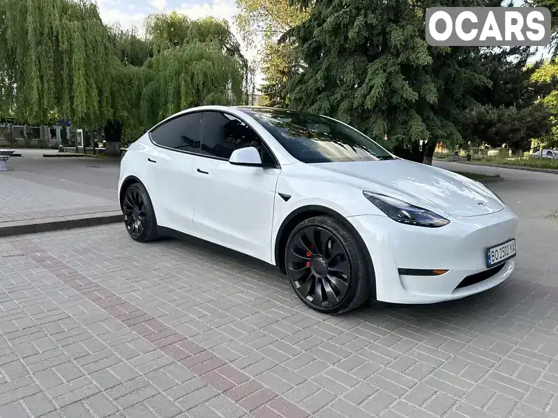 Внедорожник / Кроссовер Tesla Model Y 2021 null_content л. Автомат обл. Тернопольская, Тернополь - Фото 1/21