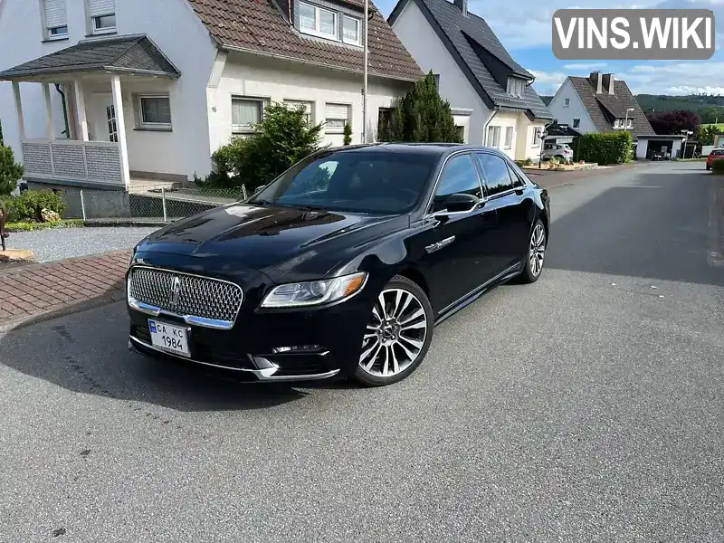 Седан Lincoln Continental 2018 3.73 л. Автомат обл. Черкаська, Черкаси - Фото 1/21