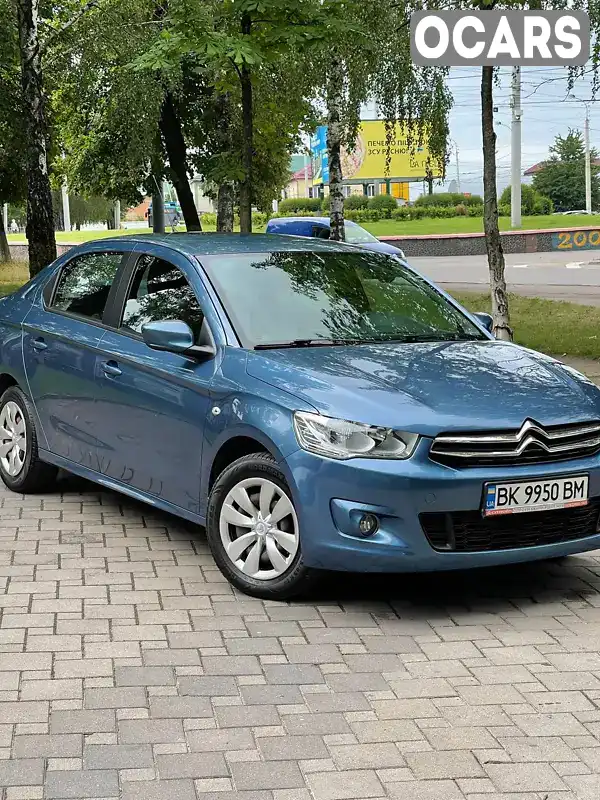 Седан Citroen C-Elysee 2016 1.2 л. Ручна / Механіка обл. Рівненська, Рівне - Фото 1/21