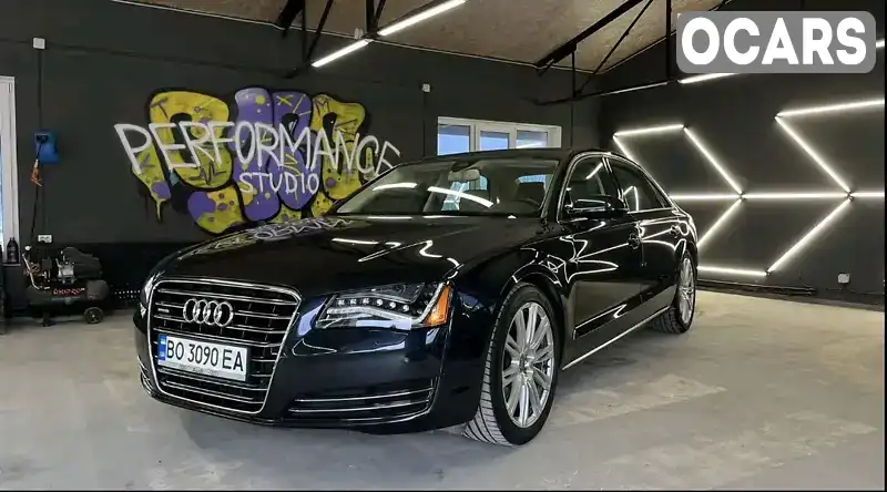 Седан Audi A8 2013 3 л. Автомат обл. Тернопільська, Тернопіль - Фото 1/8