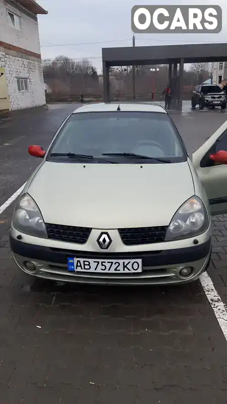 Хетчбек Renault Clio 2003 1.39 л. Ручна / Механіка обл. Вінницька, Іллінці - Фото 1/16