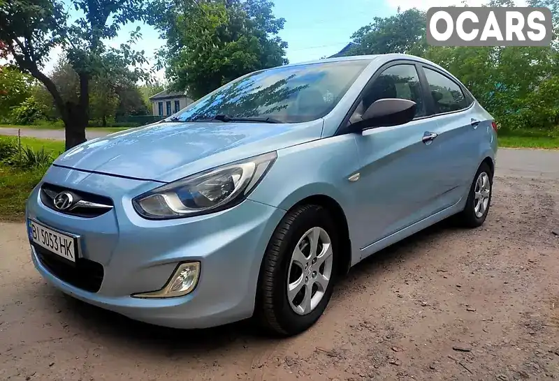 Седан Hyundai Accent 2011 1.4 л. Ручна / Механіка обл. Полтавська, Глобине - Фото 1/15