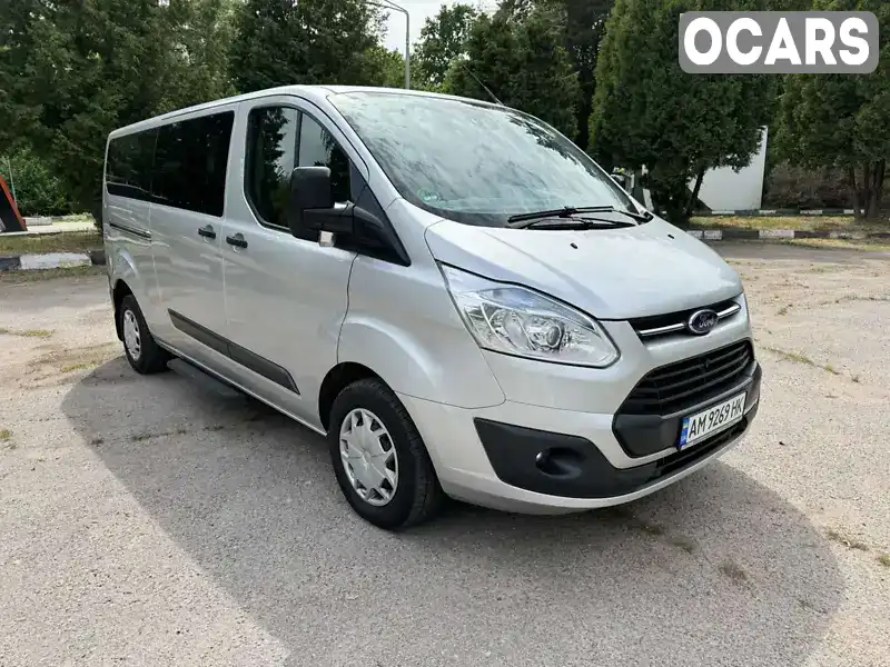 Мінівен Ford Transit Custom 2015 2.2 л. Ручна / Механіка обл. Житомирська, Житомир - Фото 1/21