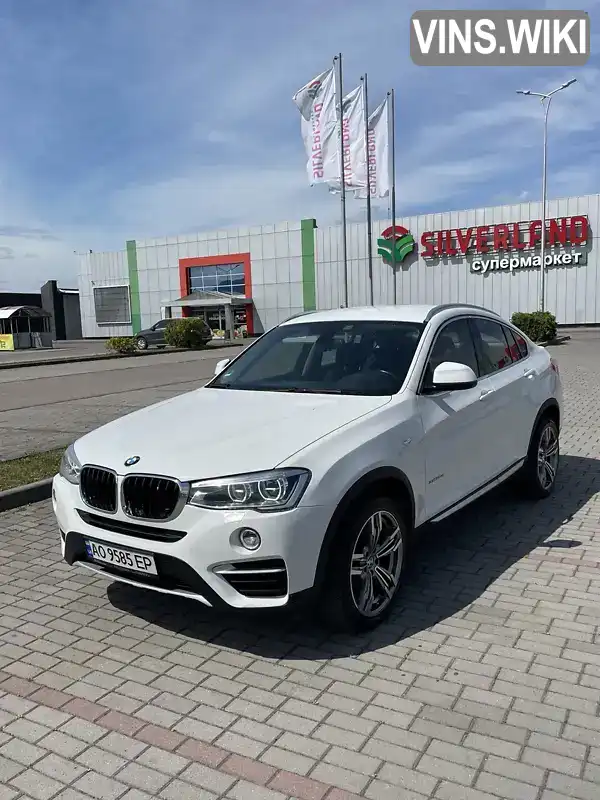 Позашляховик / Кросовер BMW X4 2016 2 л. Автомат обл. Закарпатська, Тячів - Фото 1/17