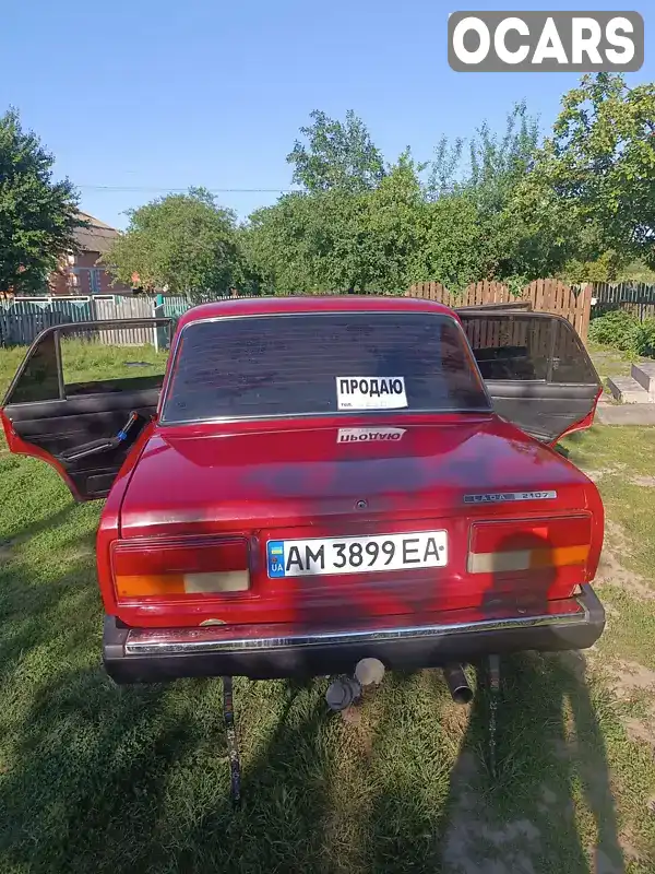 Седан ВАЗ / Lada 2107 1995 1.6 л. Ручна / Механіка обл. Житомирська, Брусилів - Фото 1/14