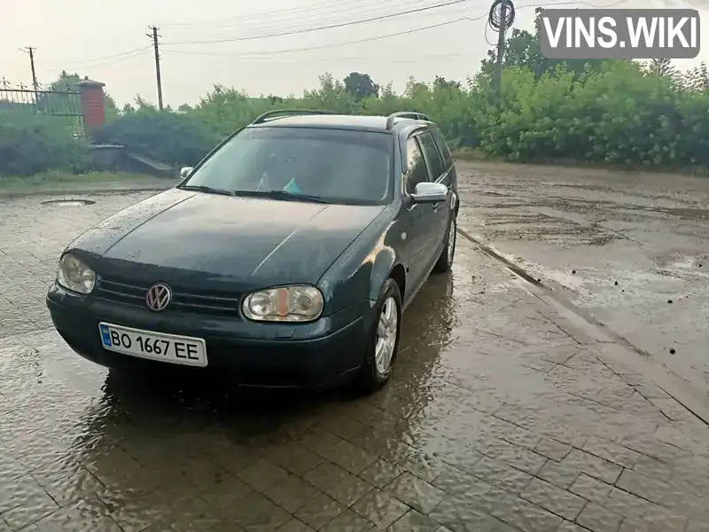 Універсал Volkswagen Golf 2002 1.9 л. Ручна / Механіка обл. Тернопільська, Кременець - Фото 1/21