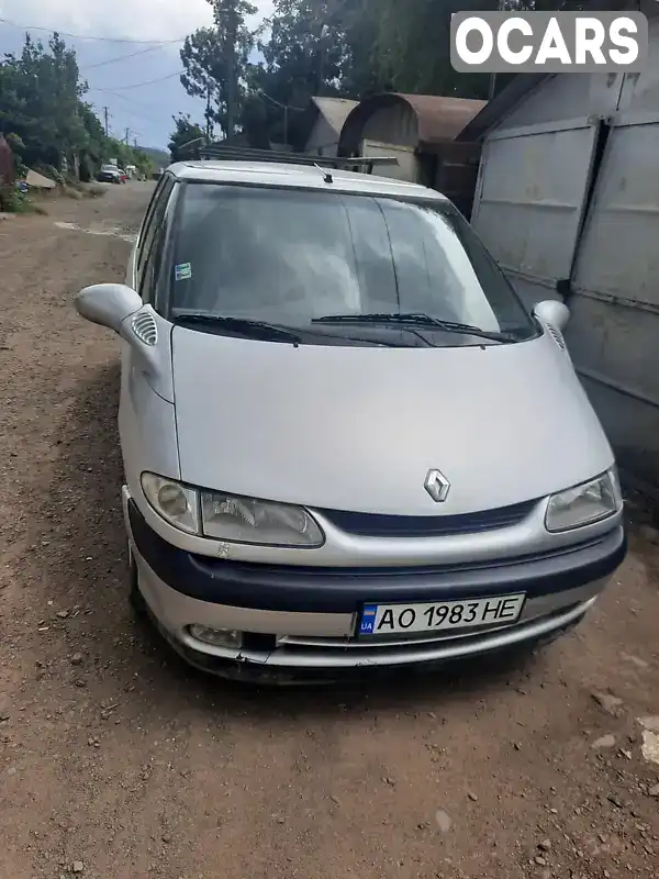 Мінівен Renault Espace 2002 2.19 л. Ручна / Механіка обл. Закарпатська, Ужгород - Фото 1/5