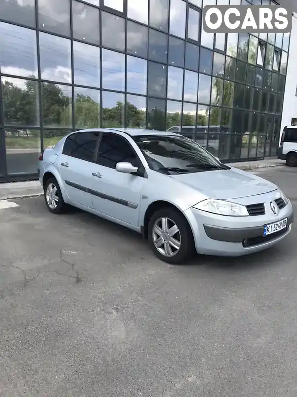 Седан Renault Megane 2004 2 л. Ручна / Механіка обл. Київська, Вишневе - Фото 1/21