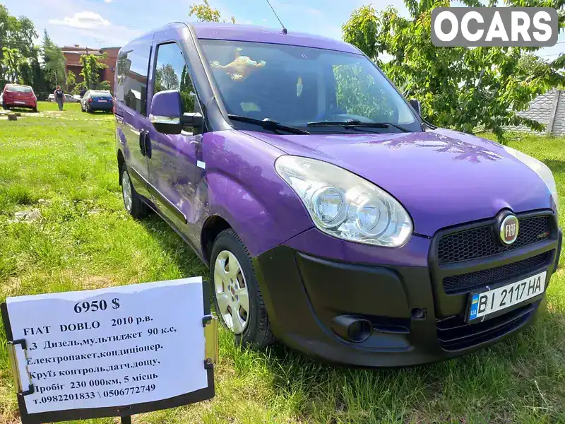 Минивэн Fiat Doblo 2010 1.3 л. Ручная / Механика обл. Полтавская, Глобино - Фото 1/9