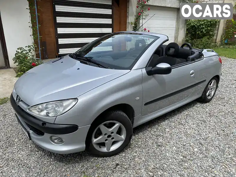 Кабріолет Peugeot 206 2003 1.59 л. Ручна / Механіка обл. Закарпатська, Виноградів - Фото 1/11