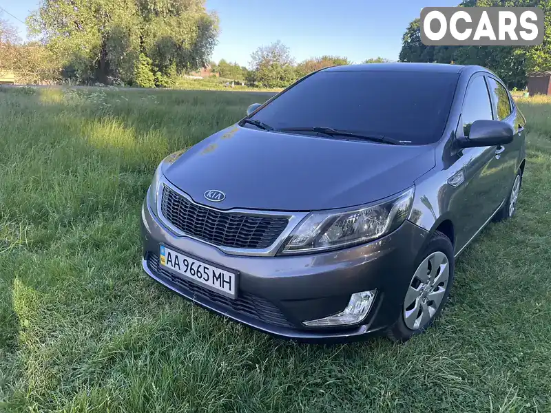 Z94CB41AADR083891 Kia Rio 2012 Седан 1.4 л. Фото 2