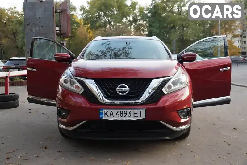 Позашляховик / Кросовер Nissan Murano 2015 3.5 л. Варіатор обл. Київська, Київ - Фото 1/16