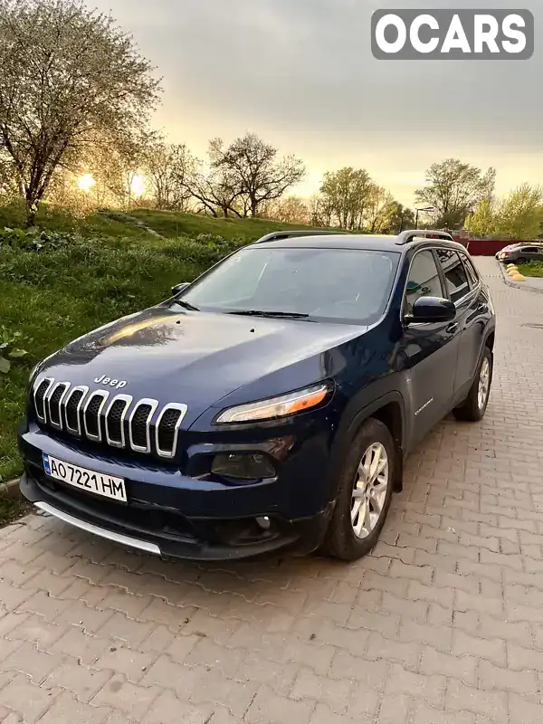 Позашляховик / Кросовер Jeep Cherokee 2017 2.36 л. Автомат обл. Закарпатська, Ужгород - Фото 1/17