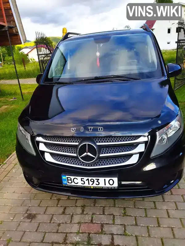 Мінівен Mercedes-Benz Vito 2016 2.14 л. Ручна / Механіка обл. Львівська, Турка - Фото 1/19