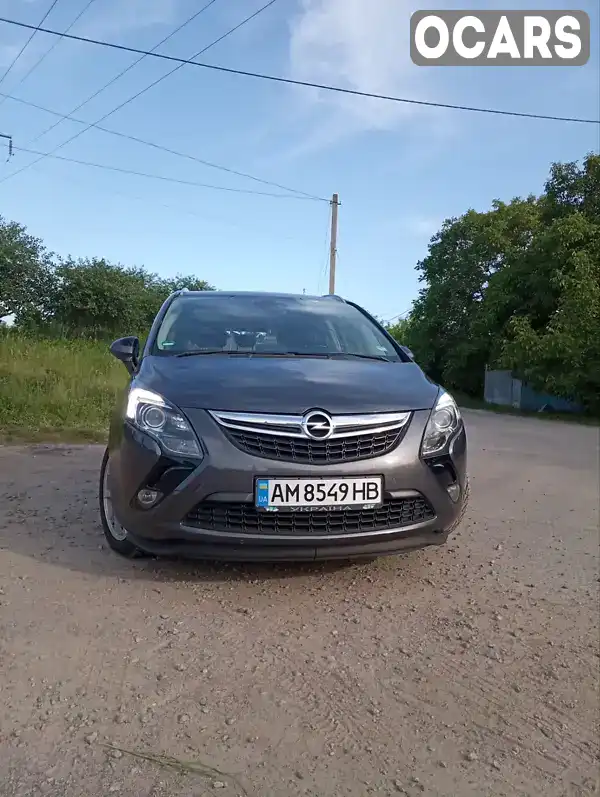 Минивэн Opel Zafira Tourer 2012 1.96 л. Автомат обл. Житомирская, Житомир - Фото 1/21