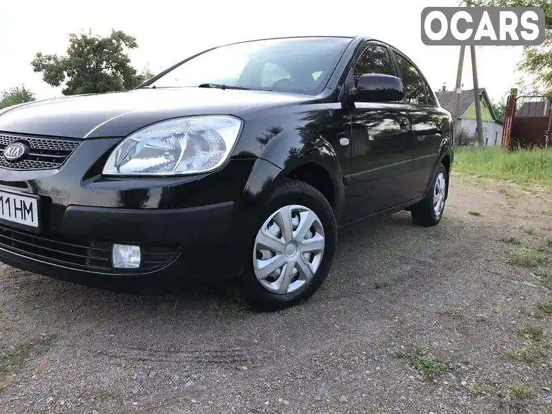 Седан Kia Rio 2008 1.4 л. Автомат обл. Житомирська, Коростень - Фото 1/18