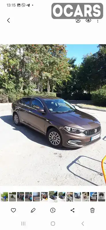 Седан Fiat Tipo 2018 1.37 л. Ручна / Механіка обл. Тернопільська, Тернопіль - Фото 1/21