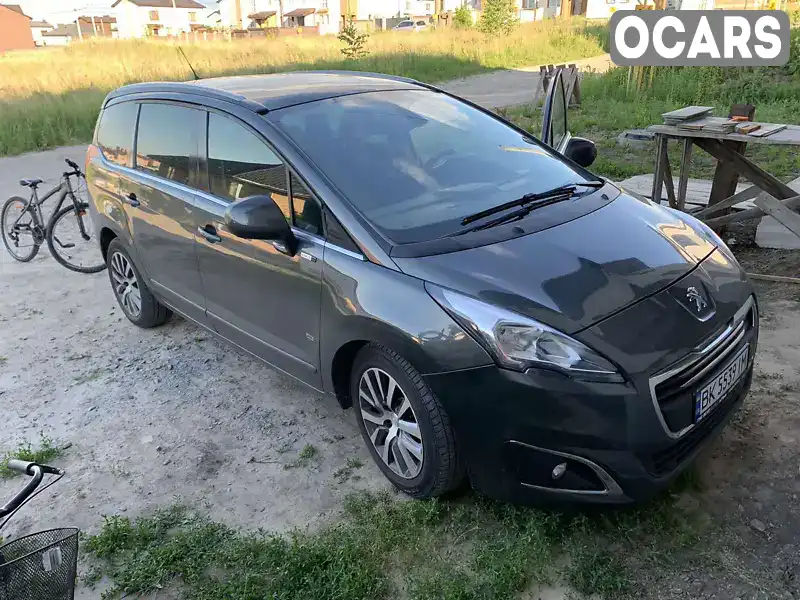 Микровэн Peugeot 5008 2014 2 л. обл. Ровенская, Ровно - Фото 1/21